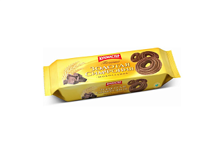 Печенье КУХМАСТЕР Золотая Симфония шоколадное 230гр.12шт.
