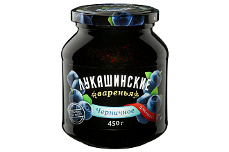 Варенье Лукашинские Черничное 450г с/б 1/6 