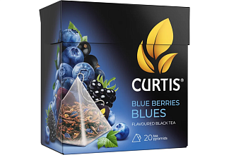 Чай черный CURTIS Blue Berries ароматиз.20 пир*1,8гр