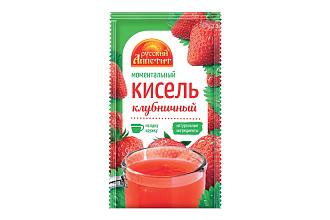 Кисель моментальный КЛУБНИЧНЫЙ 30гр. РУССКИЙ АППЕТИТ