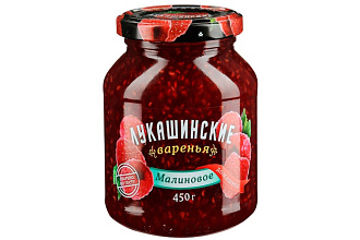 Варенье Лукашинские Малиновое 450г с/б 1/6