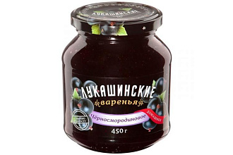 Варенье Лукашинские Черносмородиновое 450г с/б 1/6