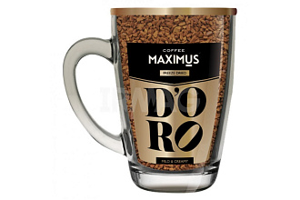 Кофе D'ORO ТМ Maximus 70 гр  в стекл.кружке