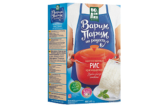 Крупа Рис Краснодарский Сама Варка в пакетиках ВОЛОЖКА 5*70гр