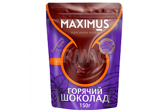 Какао-напиток Горячий Шоколад ТМ Maximus 150 гр 