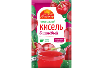 Кисель моментальный ВИШНЕВЫЙ 30гр. РУССКИЙ АППЕТИТ