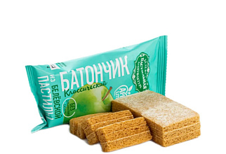 Батончик 35гр Из яблочной пастилы без сахара Белёвск