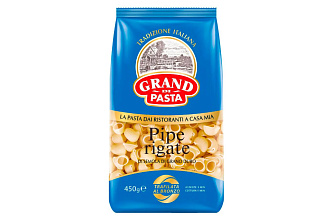 Макаронные изделия GRAND di PASTA Pipe rigate ГОСТ 450гр
