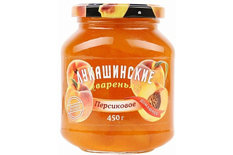 Варенье Лукашинские Персиковое 450г с/б 1/6