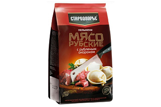 Пельмени Мясорубские с рубленным окороком 700гр Стародворье