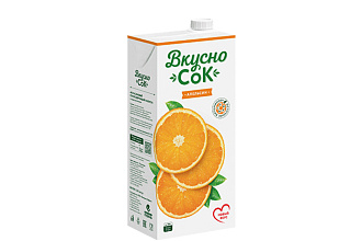 Напиток ВкусноСок Апельсиновый 0.95л