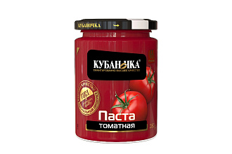 Томатная паста 200гр. ст/б Кубаночка