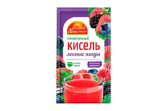 Кисель моментальный ЛЕСНЫЕ ЯГОДЫ 30гр. РУССКИЙ АППЕТИТ