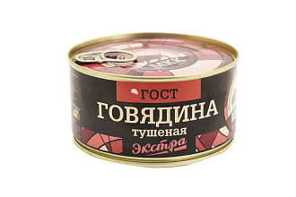 Говядина Премиум тушеная 325г В/сорт с/к ж/б МКК