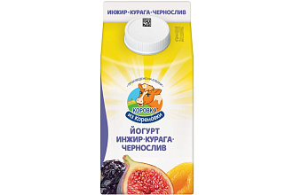 Йогурт Инжир-Курага- Чернослив. 2,1%, 450 г Коровка из Кореновки