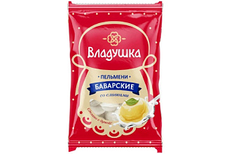 Пельмени Баварские со сливками 430 гр Владушка 