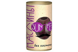 Маслины Черные с/к 300мл SUNFEEL/Испания 